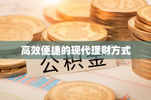 马山高效便捷的现代理财方式